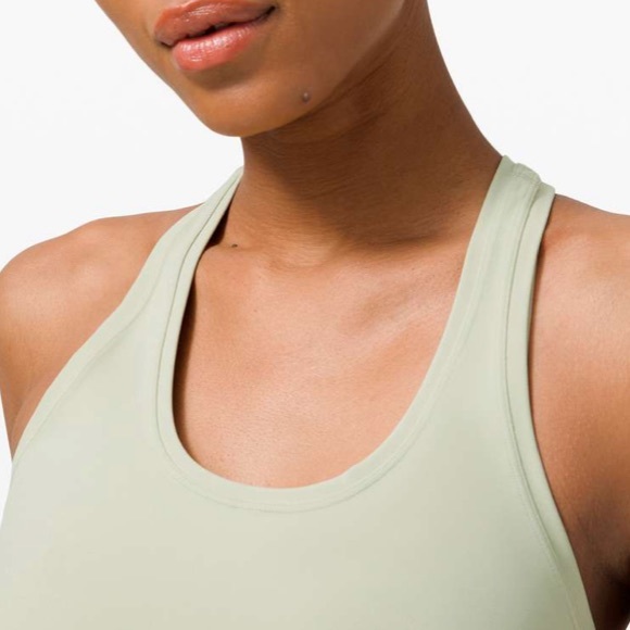 Lululemon Cool Racerback in Green Fern Size 8-10 EUC - Picture 2 of 9